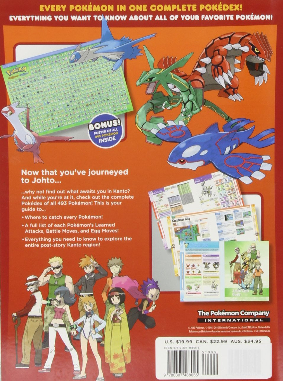 Pokemon HeartGold & SoulSilver The Official Pokemon Kanto Guide Nation –  Retro vintage gaming